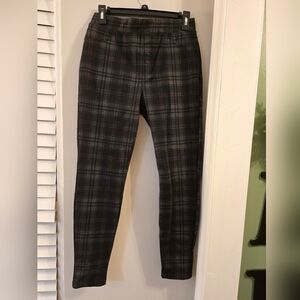 Sanctuary Women's Black Plaid Cropped Pants